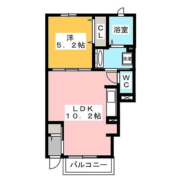 サンライトヒルII ｜静岡県富士市今泉(賃貸アパート1LDK・1階・37.38㎡)の写真 その2