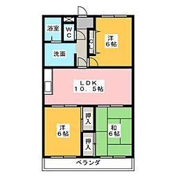 メゾン・サノ 3LDKの間取図画像
