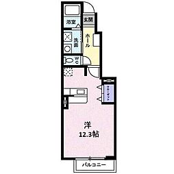 グラン・エスト5 1Kの間取図画像