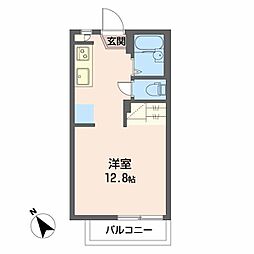 フジックスE ワンルームの間取図画像