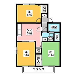 間取図画像 3DK