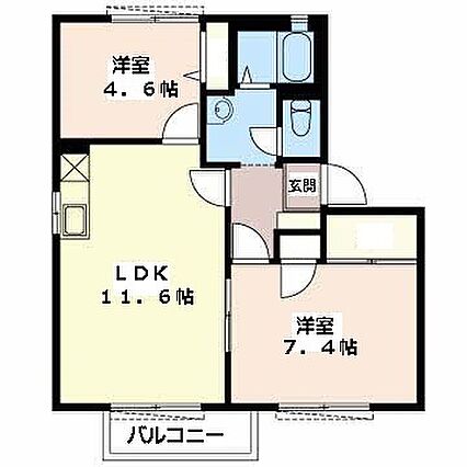 カーサー若の宮_間取り_0