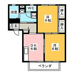 間取図画像 2DK