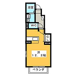 ルミーナ1 ワンルームの間取図画像