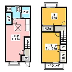 物件の間取り