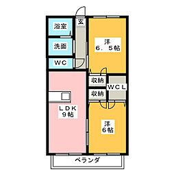 間取図画像 2SLDK