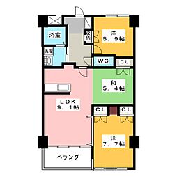 間取図画像 3LDK