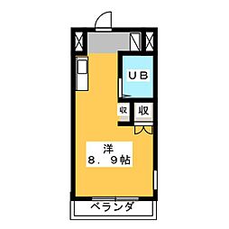 ノナカリースマンション ワンルームの間取図画像