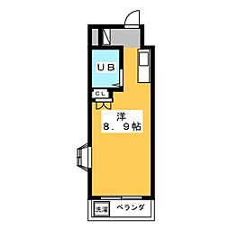 ノナカリースマンション ワンルームの間取図画像