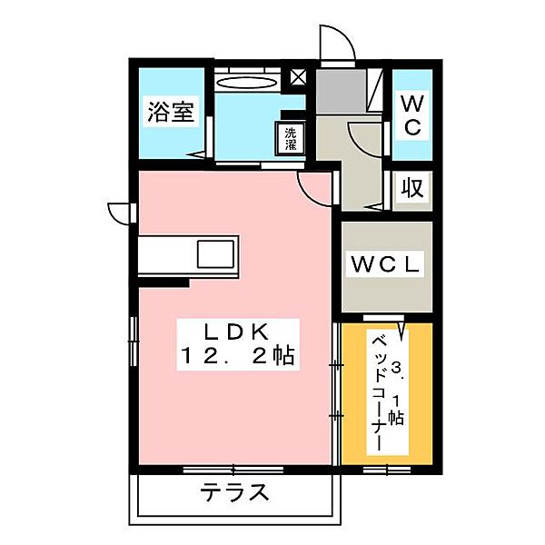 パルティーレ ｜静岡県三島市徳倉１丁目(賃貸アパート1LDK・1階・40.27㎡)の写真 その2