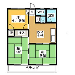 間取図画像 3DK