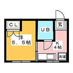 間取図画像 1K