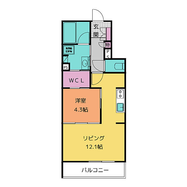 同じ建物の物件間取り写真 - ID:221010673154