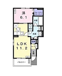 間取図画像 1LDK