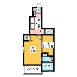 クリアネス・NB 1SKの間取図画像