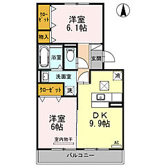 物件の間取り