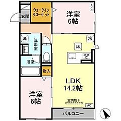 物件の間取り