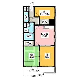 フルハウス235 3LDKの間取図画像