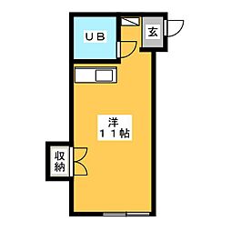 間取図画像 ワンルーム