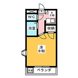 間取図画像 1K