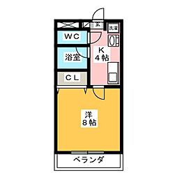 間取図画像 1K