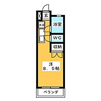 マスキャン黒野  ｜ 岐阜県岐阜市黒野南３丁目（賃貸マンション1R・2階・21.26㎡） その2