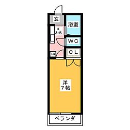 間取図画像 1K