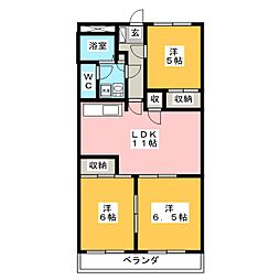 間取図画像 3LDK