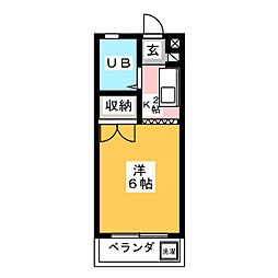 間取図画像 1K