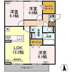 間取図画像 3LDK
