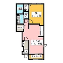 エステートG2  ｜ 岐阜県岐阜市上川手（賃貸アパート1LDK・1階・43.61㎡） その2