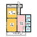 メゾンあずま2階3.3万円