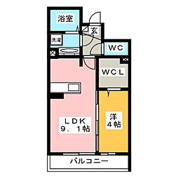 間取図画像 1LDK