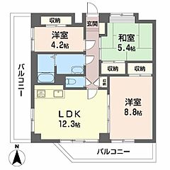 物件の間取り