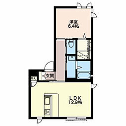 間取図画像 1LDK