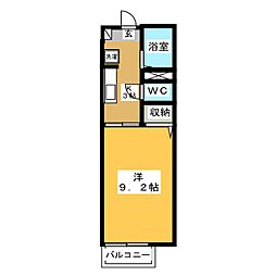 プロシード 1Kの間取図画像