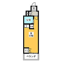 シティポイント松鴻町 ワンルームの間取図画像