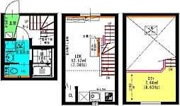 AX岐阜高尾町 (アークス岐阜高尾町) ワンルームの間取図画像