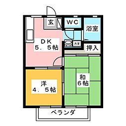 間取図画像 2DK