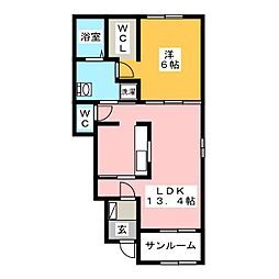 間取図画像 1LDK