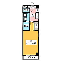 メゾン・ドSweet3 1Kの間取図画像