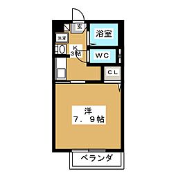 間取図画像 1K