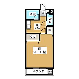 間取図画像 1K