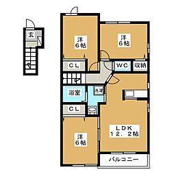 間取図画像 3LDK
