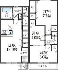 物件の間取り