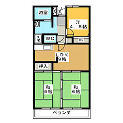 間取図画像 3LDK
