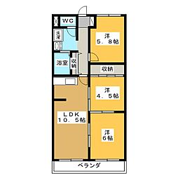 ファミール 3LDKの間取図画像