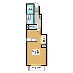 コンフォートレジデンス ワンルームの間取図画像