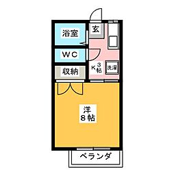 間取図画像 1K