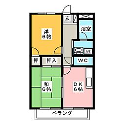 間取図画像 2DK